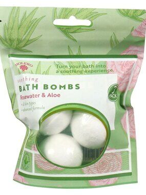 Bolero Soothing Bath Bombs Rosewater & Aloe